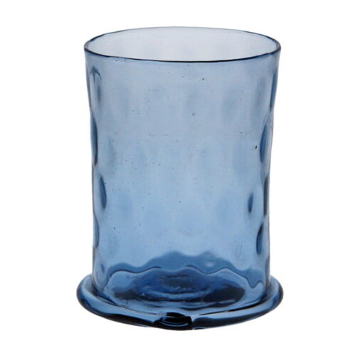 Blått optikblåst glas