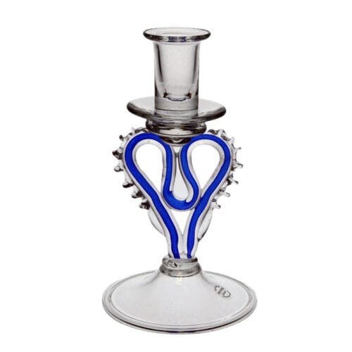 Heart shaped candlestick
