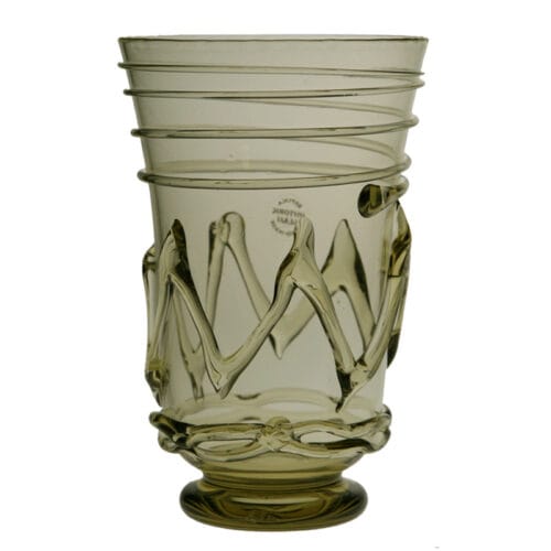 Beaker with glass thread