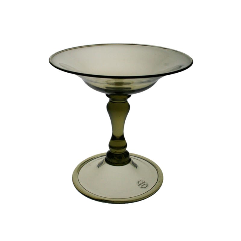 Bowl on foot, green