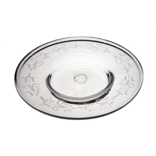 Engraved small plate, Henrikstorp