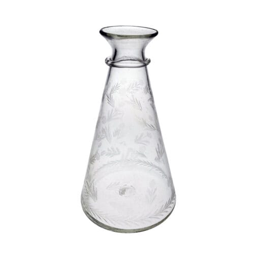 Carafe, engraved, Kungsholms glassworks
