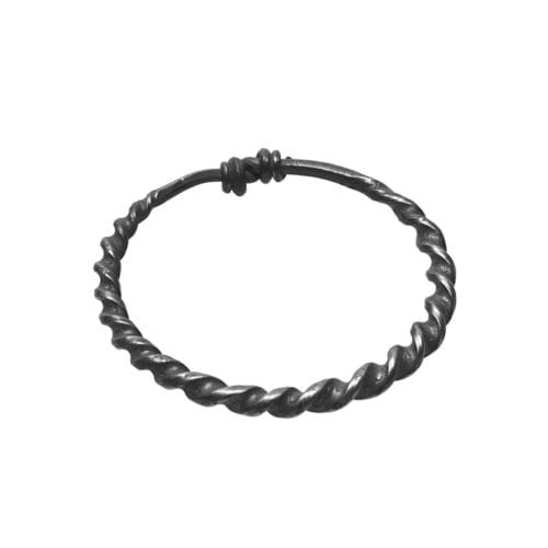 Iron bracelet, twisted/sealed