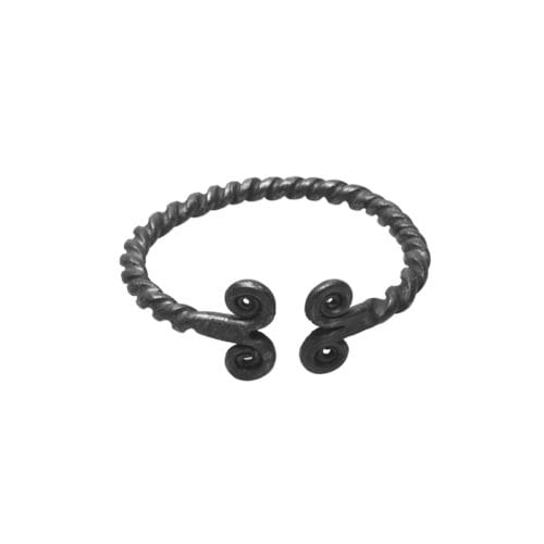 Iron bracelet, twisted/open/double